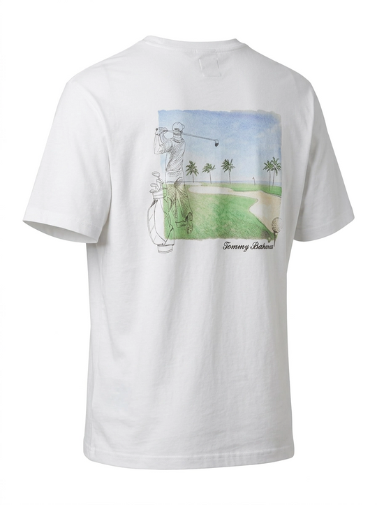 Tommy Bahama Drawn to the Course T-Shirt | White