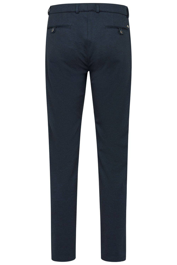 Bugatti Pant |Black/Blue - Caswell's Fine Menswear