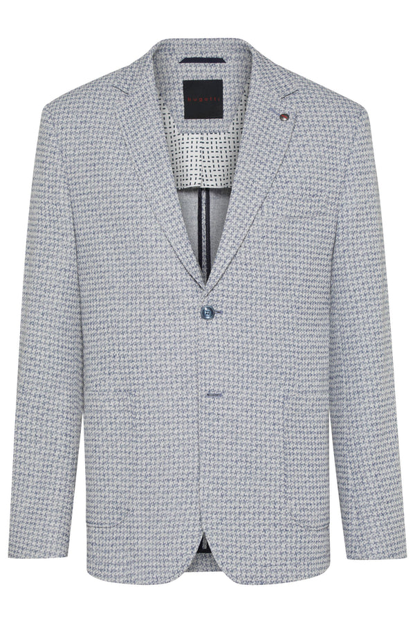 Bugatti Sport Jacket | White/Blue - Caswell's Fine Menswear