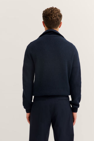 Bugatti Sweater 1/4 Zip | Navy