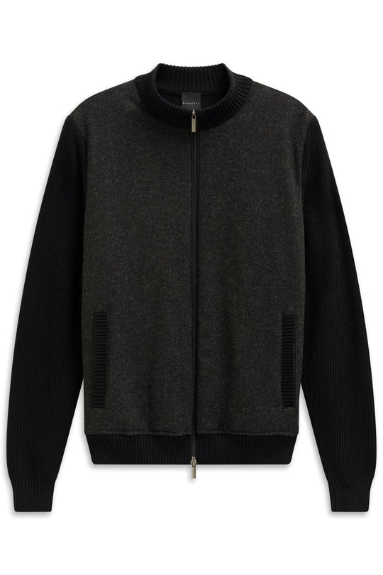 Bugatti Sweater Full Zip | Noir