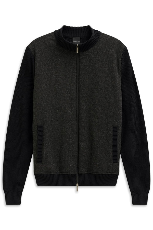 Bugatti Sweater Full Zip | Black