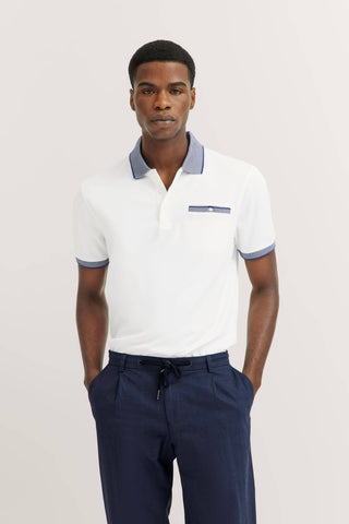 Bugatti Polo Shirt | White - Caswell's Fine Menswear