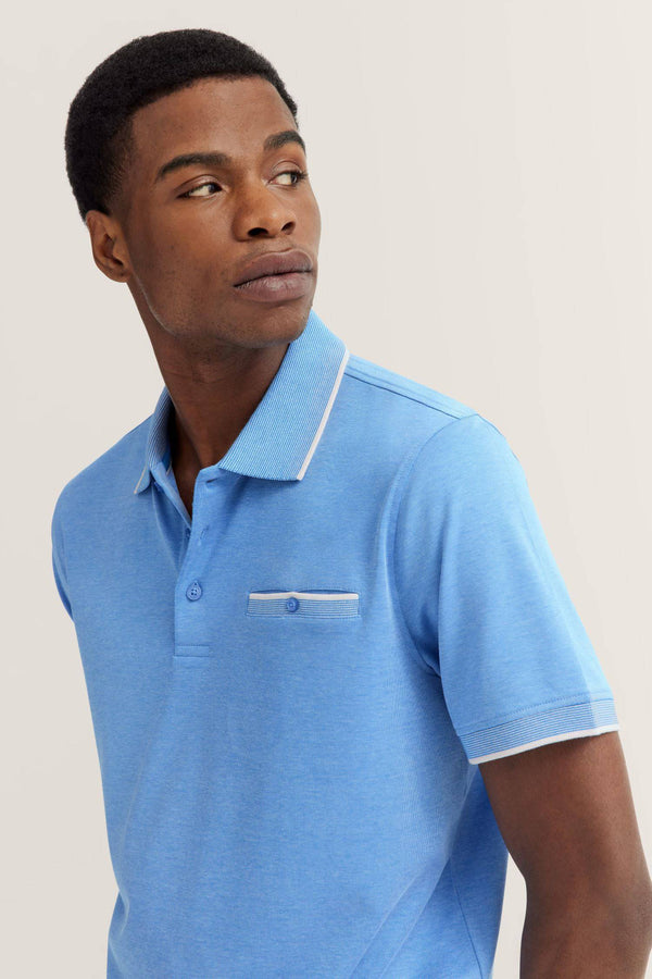 Bugatti Polo Shirt | Light Blue - Caswell's Fine Menswear