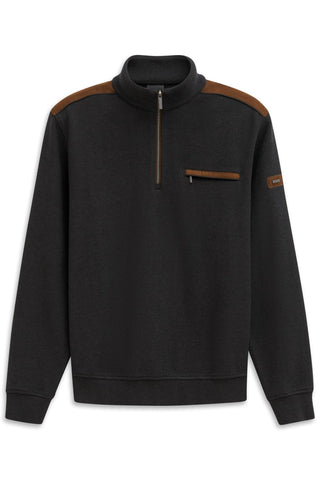 Bugatti Sweater 1/4 Zip | Black