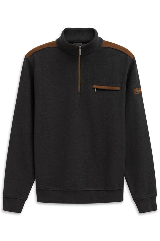 Bugatti Sweater 1/4 Zip | Noir