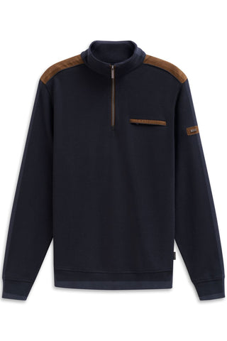 Bugatti Sweater 1/4 Zip | Navy
