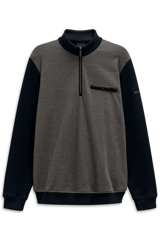 Bugatti Sweater 1/4 Zip | Navy