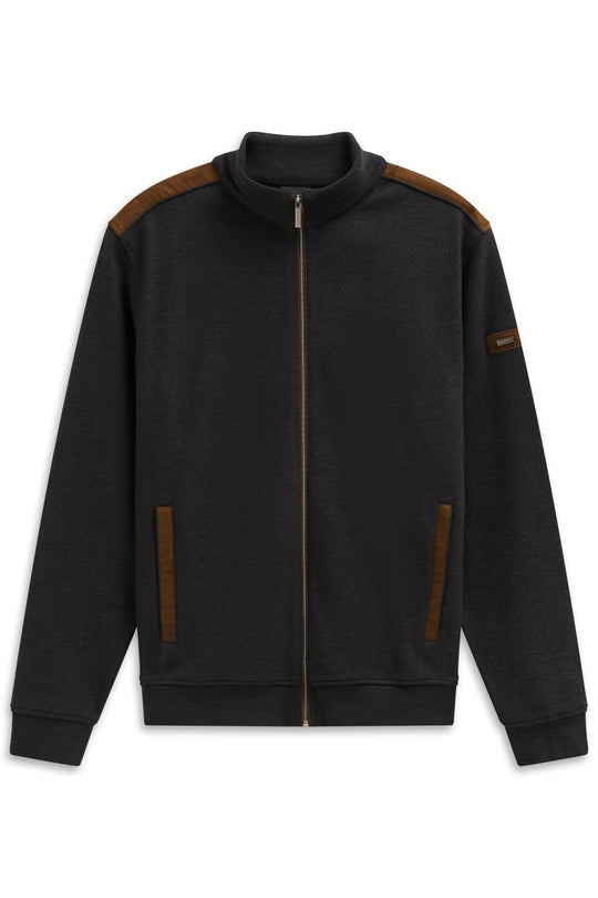 Bugatti Sweater Full Zip | Noir