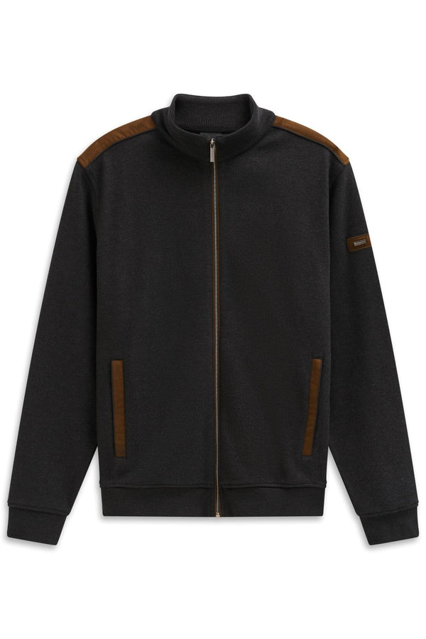 Bugatti Sweater Full Zip | Black
