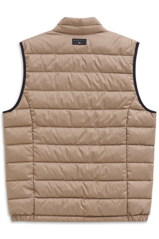Bugatti Quilted Vest | Tan