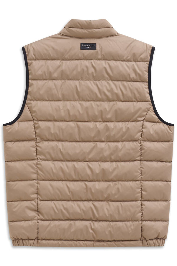 Bugatti Quilted Vest | Tan