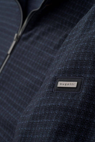 Bugatti Sweater Full Zip | Navy - Caswell's Fine Menswear