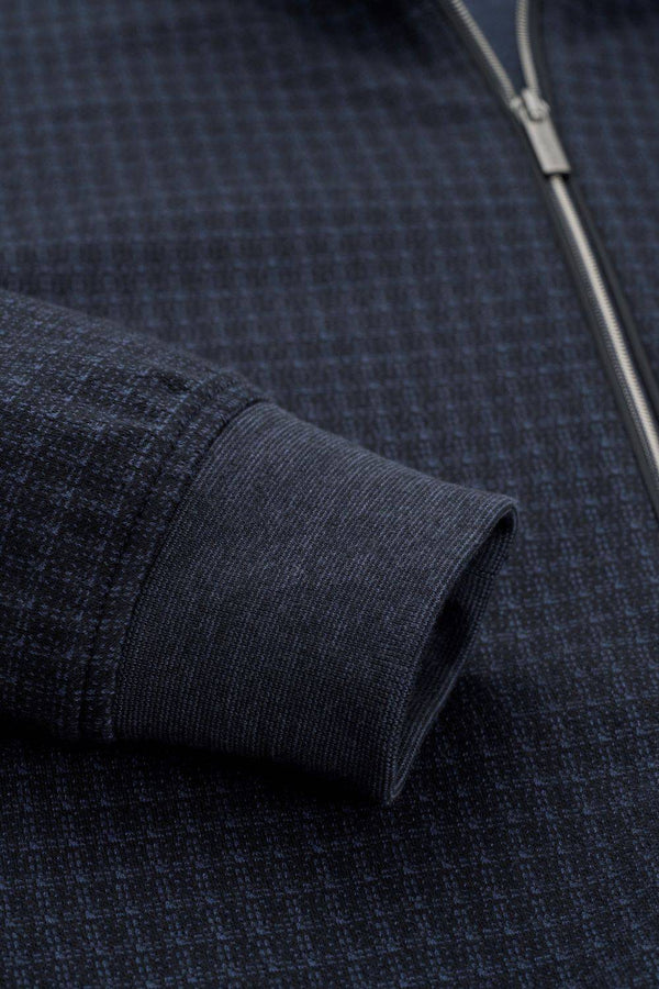 Bugatti Sweater Full Zip | Navy - Caswell's Fine Menswear