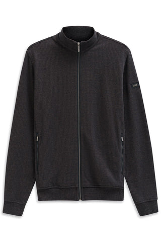 Bugatti Sweater Full Zip | Navy/Tan