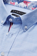 Bugatti Shirt Short Sleeve | Blue - Caswell's Fine Menswear