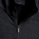 Bugatchi 1/4 Zip, Caviar - Caswell's Fine Menswear