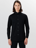 Bugatchi Ooohcotton Shirt James, Black - Caswell's Fine Menswear