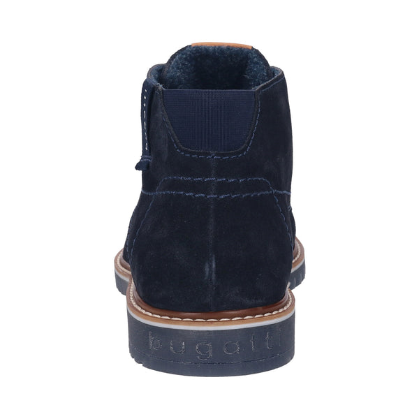 Bugatti Suede Boots | Dark Blue - Caswell's Fine Menswear