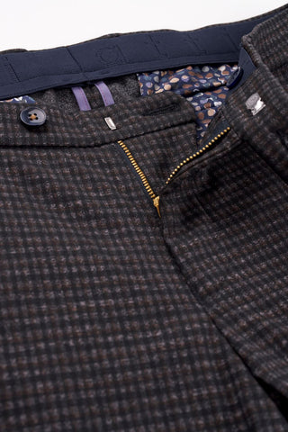 Bugatti Dress Pant Check |Multi - Caswell's Fine Menswear