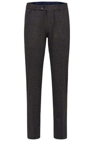 Bugatti Dress Pant Check |Multi - Caswell's Fine Menswear