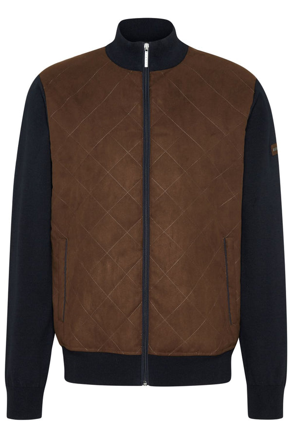 Bugatti Quilted Jacket, Brown - Caswell's Fine Menswear