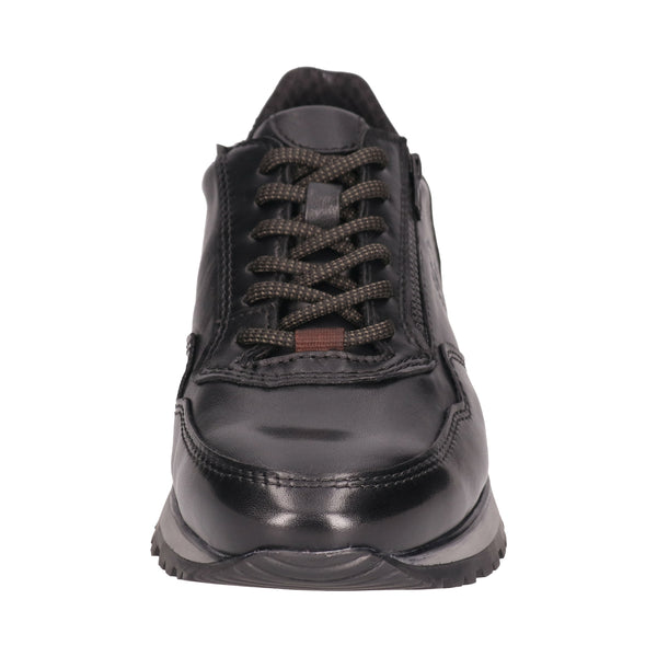 Bugatti Shoe with Zipper | Black - Caswell's Fine Menswear