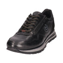 Bugatti Shoe with Zipper | Black - Caswell's Fine Menswear