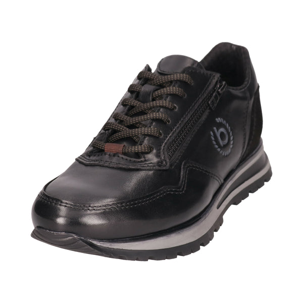 Bugatti Shoe with Zipper | Black - Caswell's Fine Menswear