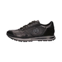 Bugatti Shoe with Zipper | Black - Caswell's Fine Menswear
