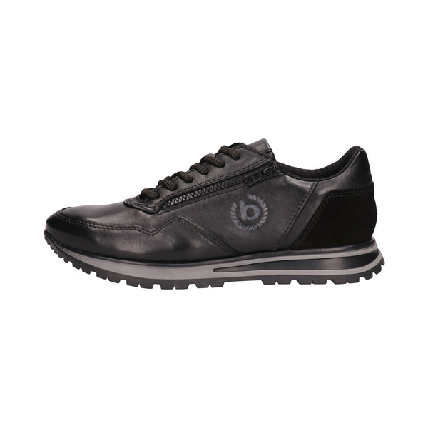 Bugatti Shoe with Zipper | Black - Caswell's Fine Menswear