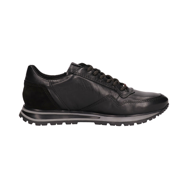Bugatti Shoe with Zipper | Black - Caswell's Fine Menswear