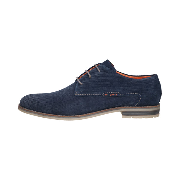 Bugatti Shoe in Blue Suede - Caswell's Fine Menswear