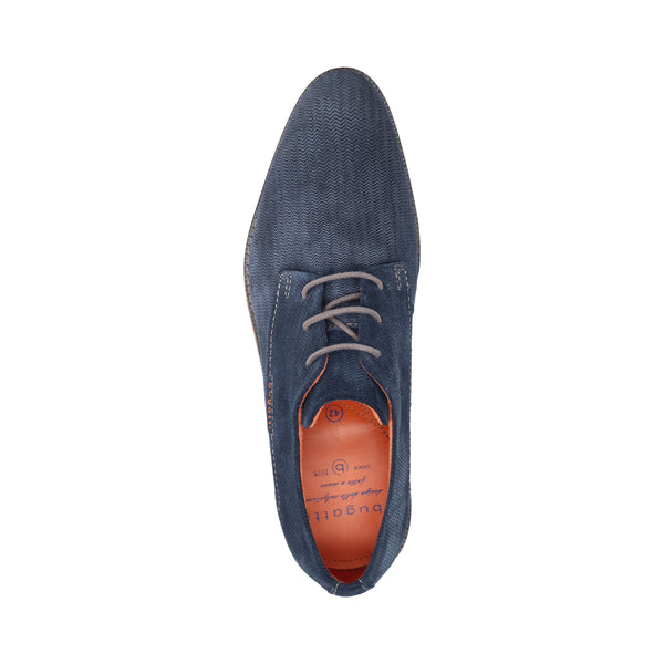 Bugatti Shoe in Blue Suede - Caswell's Fine Menswear
