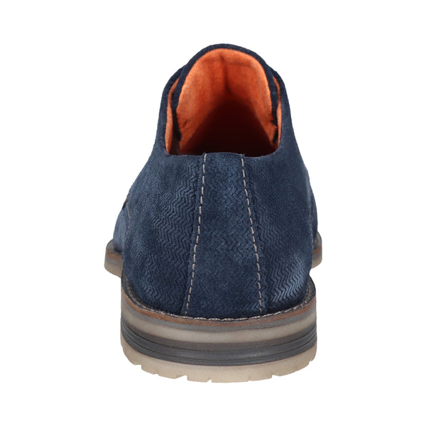 Bugatti Shoe in Blue Suede - Caswell's Fine Menswear