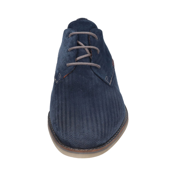 Bugatti Shoe in Blue Suede - Caswell's Fine Menswear