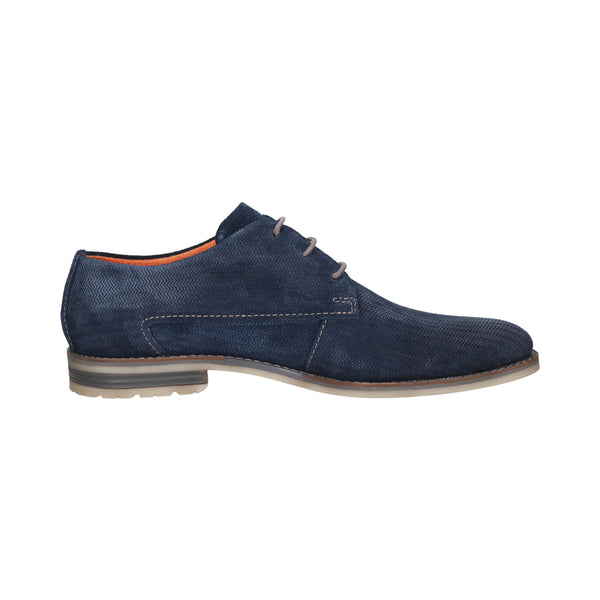 Bugatti Shoe in Blue Suede - Caswell's Fine Menswear