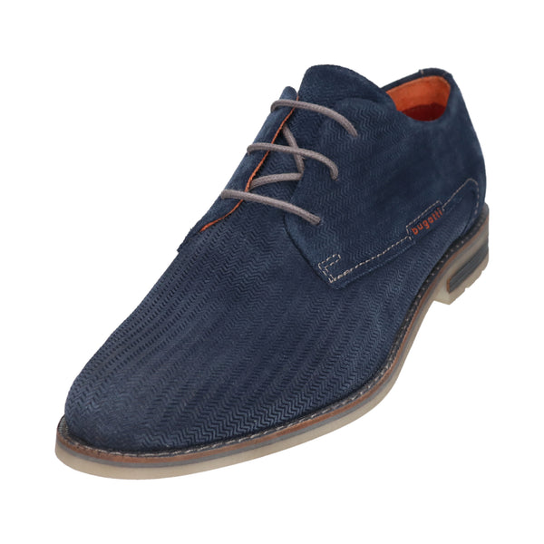 Bugatti Shoe in Blue Suede - Caswell's Fine Menswear