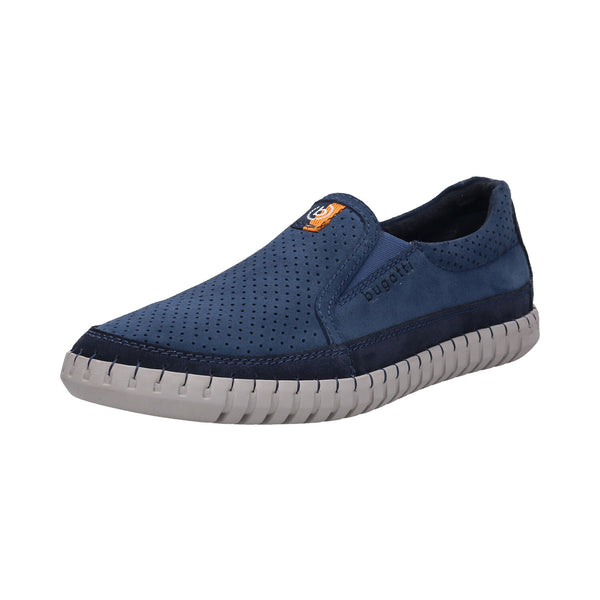 Bugatti Baloo Navy Suede Shoes - Caswell's Fine Menswear