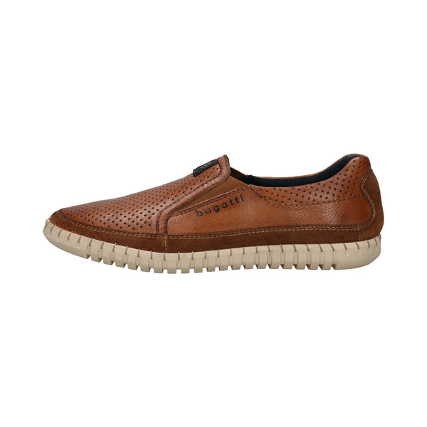 Bugatti Slip on Shoe Baloo | Cognac - Caswell's Fine Menswear