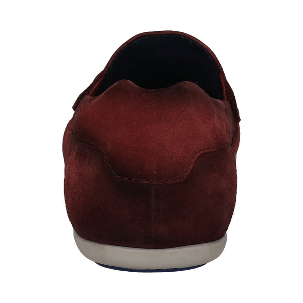 Bugatti Shoe Loafer Chilla | Dark Red - Caswell's Fine Menswear