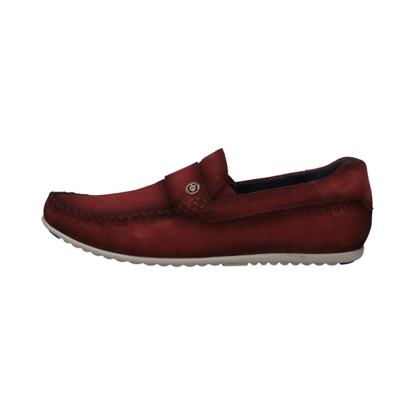 Bugatti Shoe Loafer Chilla | Dark Red - Caswell's Fine Menswear