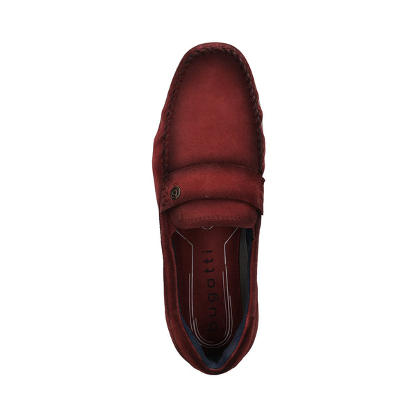 Bugatti Shoe Loafer Chilla | Dark Red - Caswell's Fine Menswear