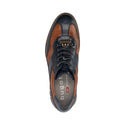Bugatti Sneaker Simone Dark Blue/Cognac - Caswell's Fine Menswear