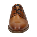 Bugatti Tone on Tone Dress Shoe in Cognac/Yellow - Caswell's Fine Menswear
