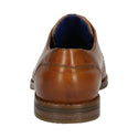 Bugatti Tone on Tone Dress Shoe in Cognac/Yellow - Caswell's Fine Menswear