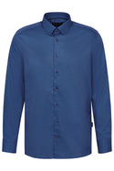Bugatti Shirt Long Sleeve | Blue - Caswell's Fine Menswear