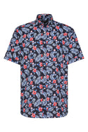 Bugatti Shirt Short Sleeve | Navy - Caswell's Fine Menswear