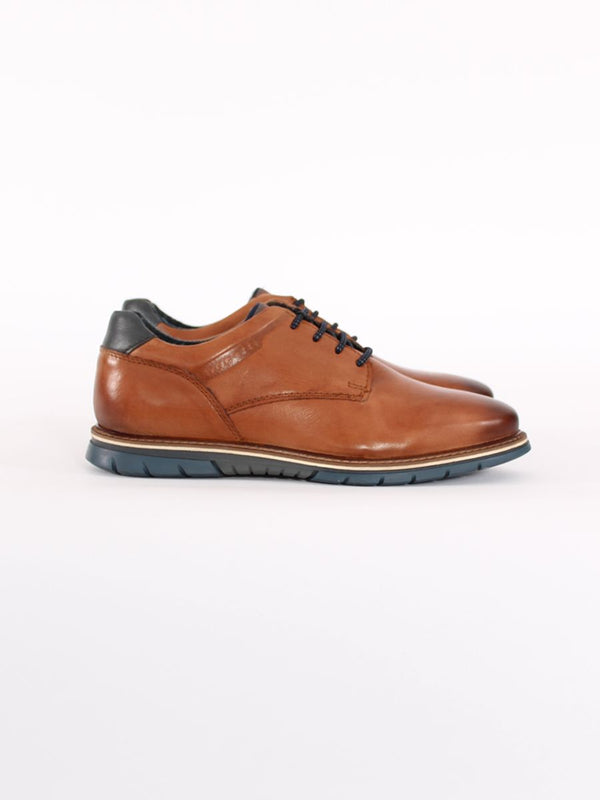 Bugatti Shoe Sammy Comfort, Cognac - Caswell's Fine Menswear