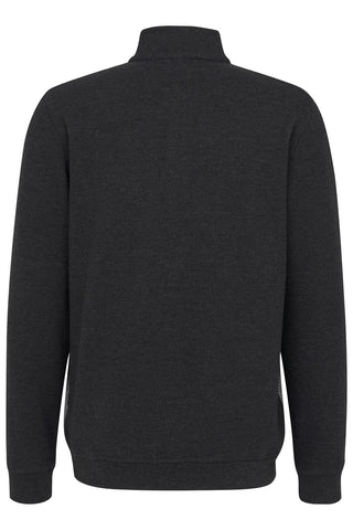 Bugatti Sweater 1/4 Zip | Grey - Caswell's Fine Menswear
